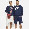 Nike bluza męska granatowa dresowa bawełniana 